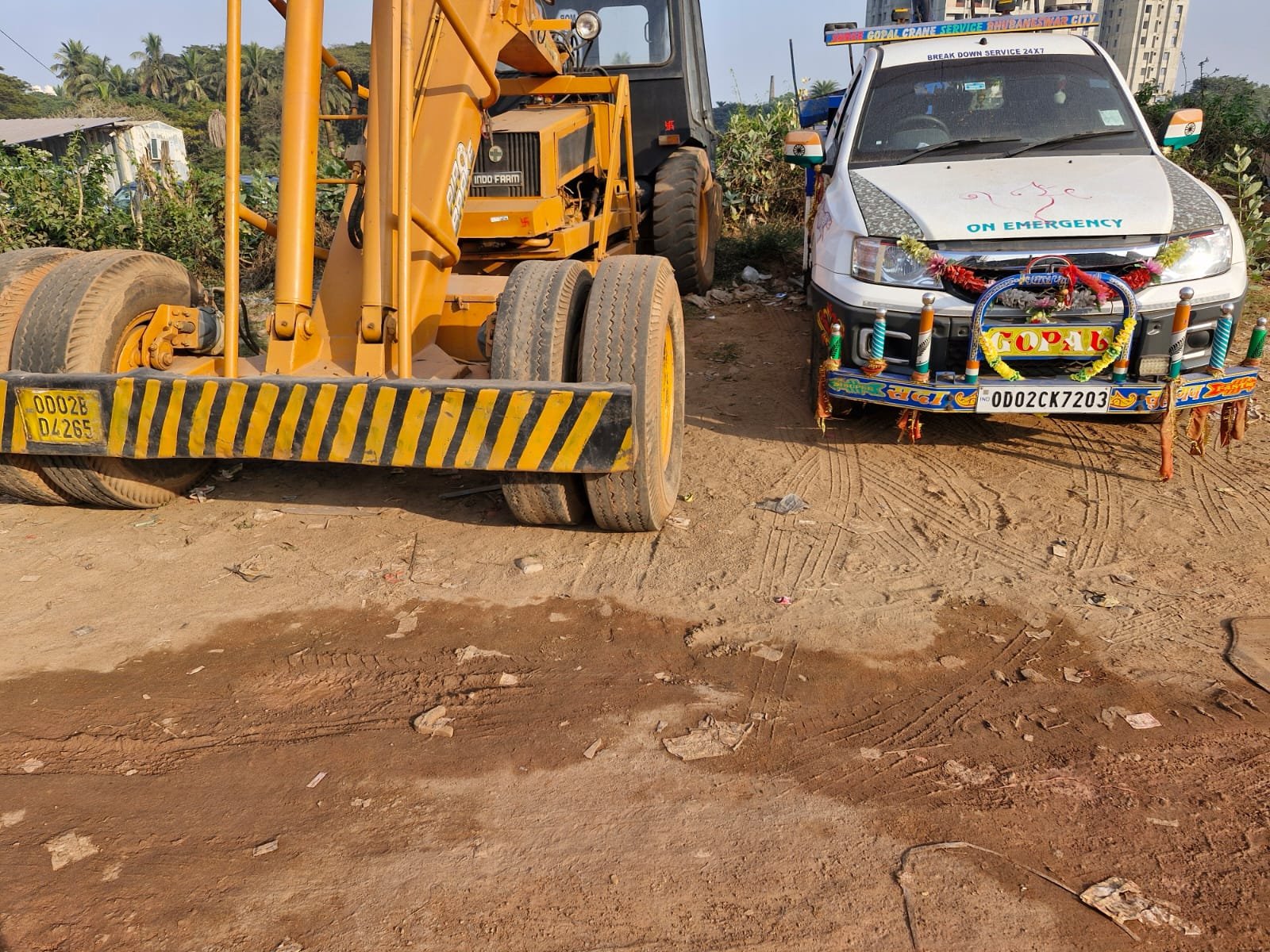 Motorcycle towing service